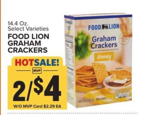 FOOD LION GRAHAM CRACKERS