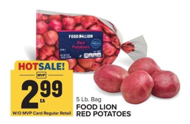 Food Lion Red Potatoes