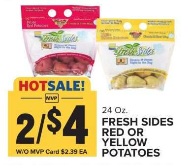 FRESH SIDES RED OR YELLOW POTATOES