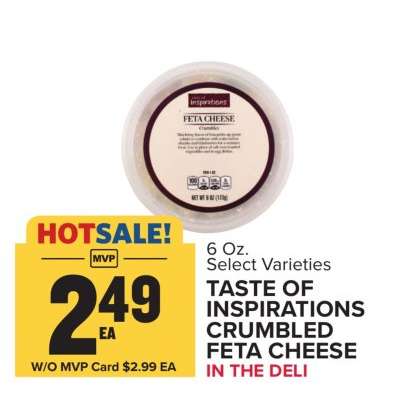 Taste of Inspirations Crumbled Feta Cheese