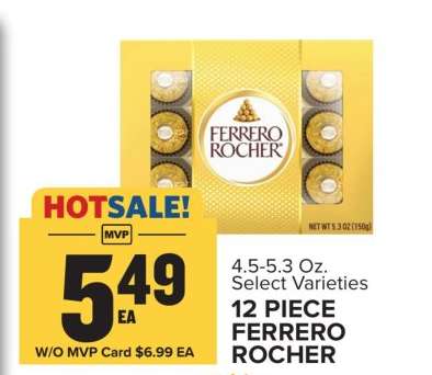 12 PIECE FERRERO ROCHER