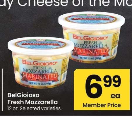 BelGioioso Fresh Mozzarella - 12 oz. Selected varieties.