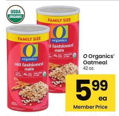 O Organics® Oatmeal - 42 oz.