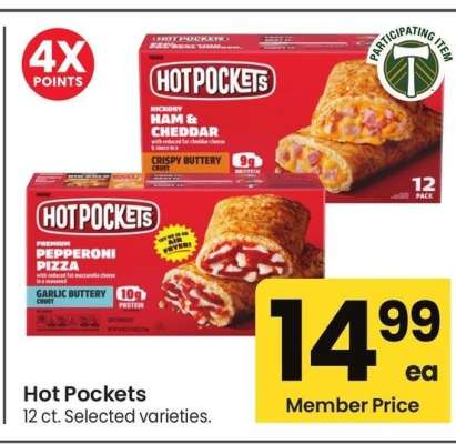 Hot Pockets - 12 ct. Selected varieties.