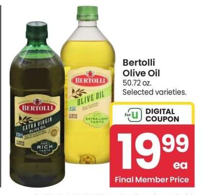 Bertolli Olive Oil - 50.72 oz. Selected varieties.