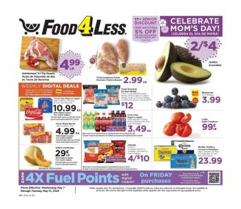thumbnail - Food 4 Less Ad - Weekly Ad