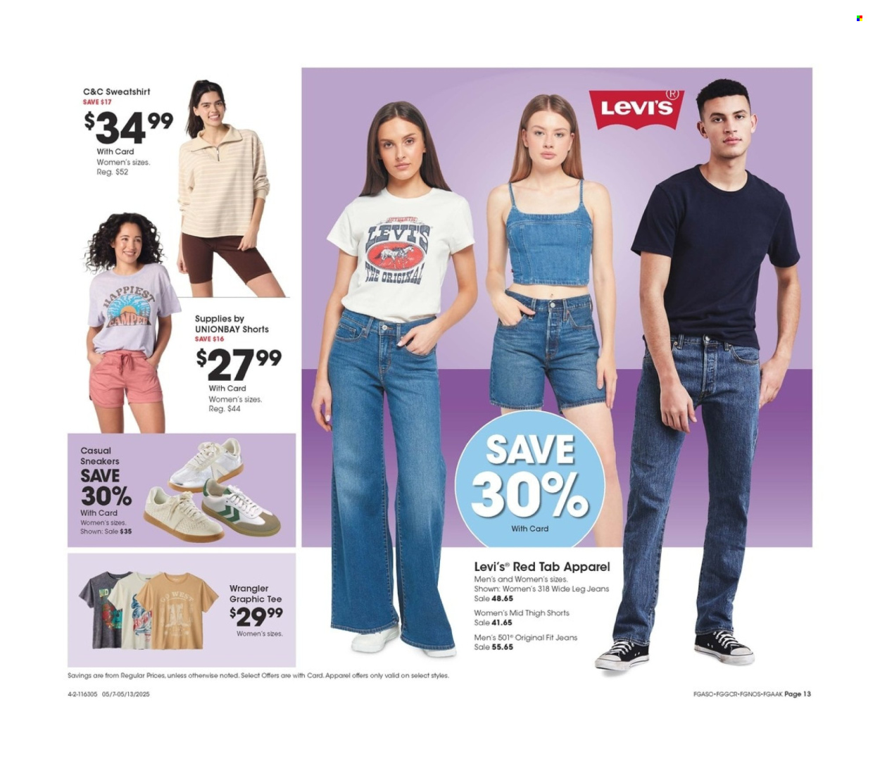 Fred Meyer ad - 05/07/2025 - 05/13/2025. Page 1