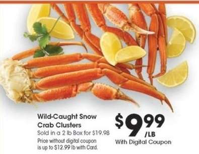 Wild-Caught Snow Crab Clusters
