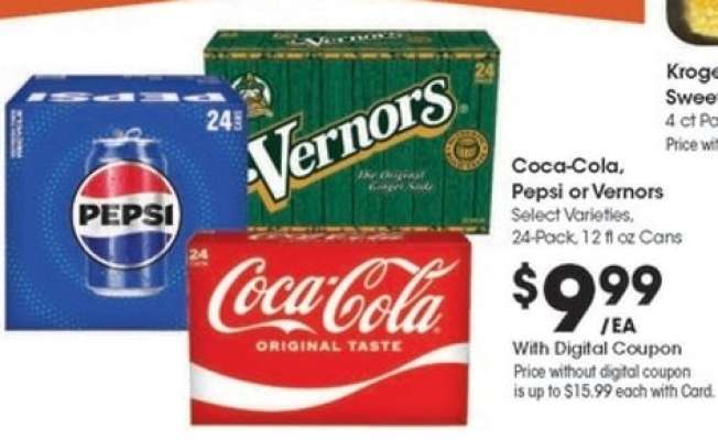 Coca-Cola, Pepsi or Vernors