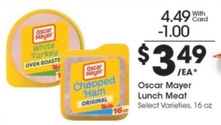 Oscar Mayer Lunch Meat