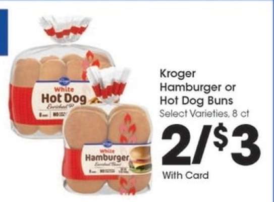 Kroger Hamburger or Hot Dog Buns