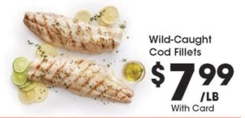 Wild-Caught Cod Fillets
