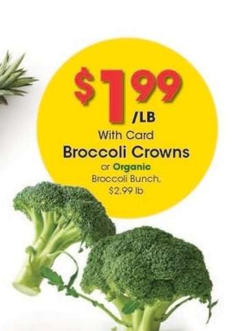 Broccoli Crowns