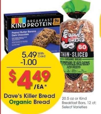 Dave's Killer Bread Organic Bread
