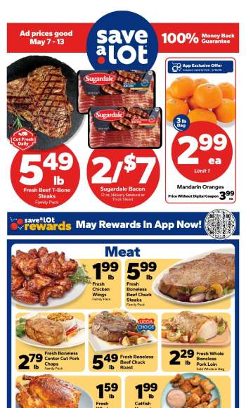 Save a Lot Flyer - 05/07/2025 - 05/13/2025.