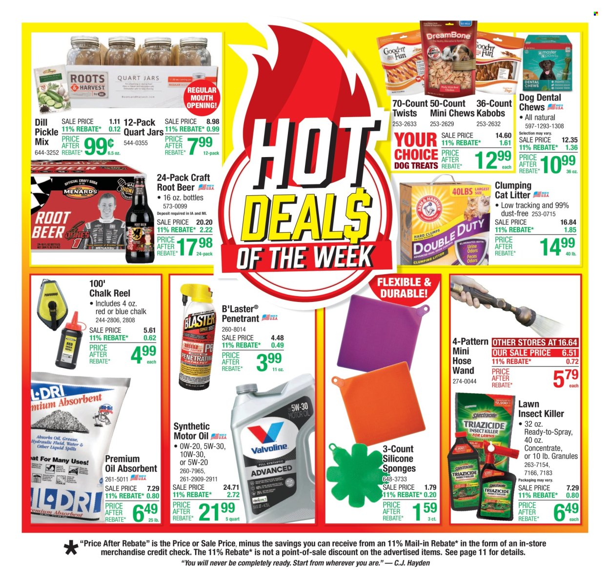 Menards ad - 05/08/2025 - 05/18/2025. Page 1