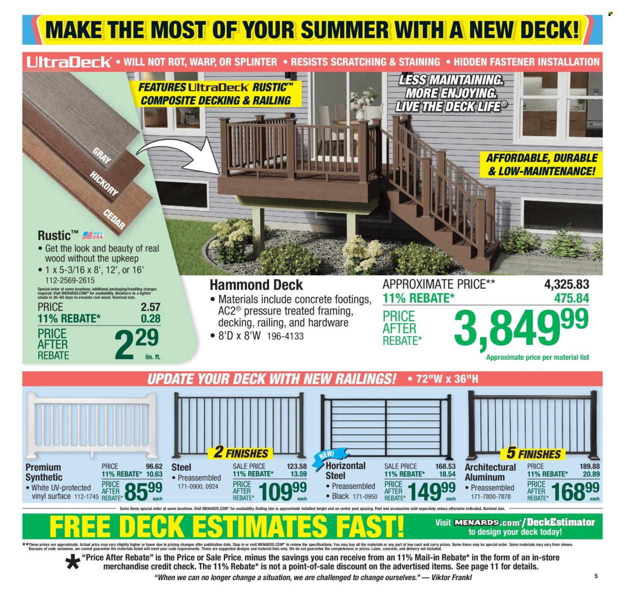 Menards ad - 05/08/2025 - 05/18/2025. Page 1