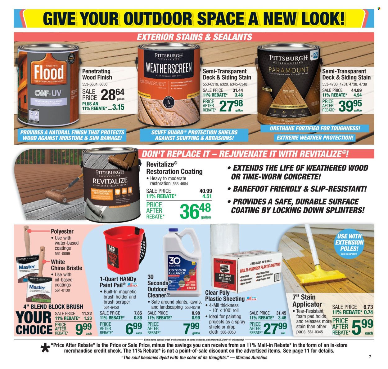 Menards ad - 05/08/2025 - 05/18/2025. Page 1