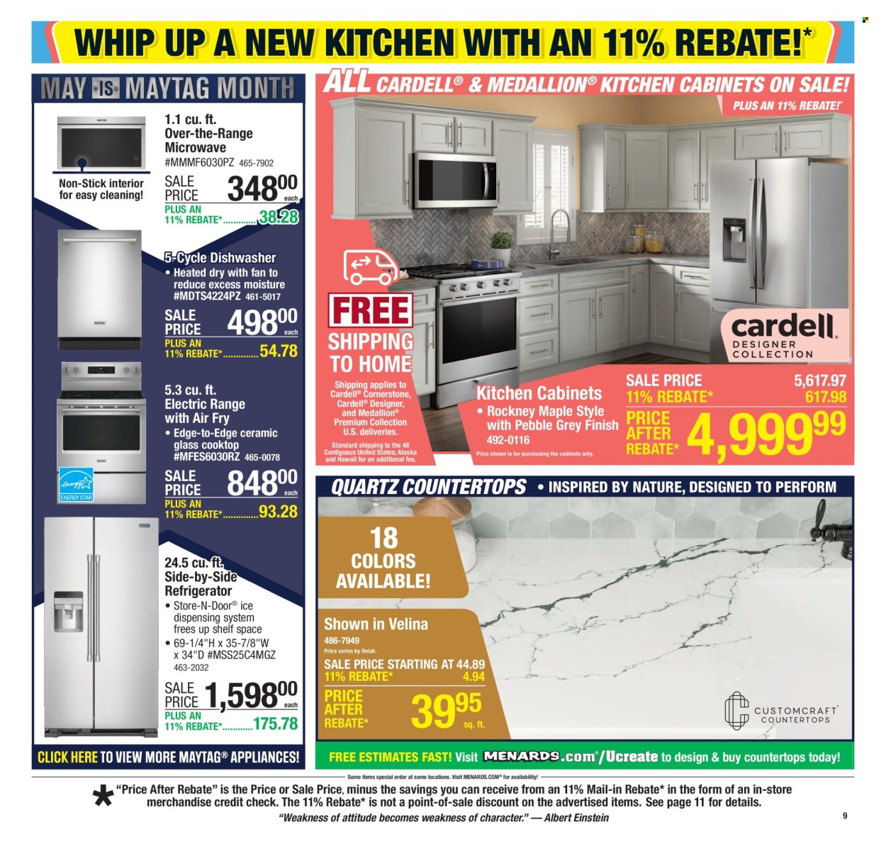 Menards ad - 05/08/2025 - 05/18/2025. Page 1