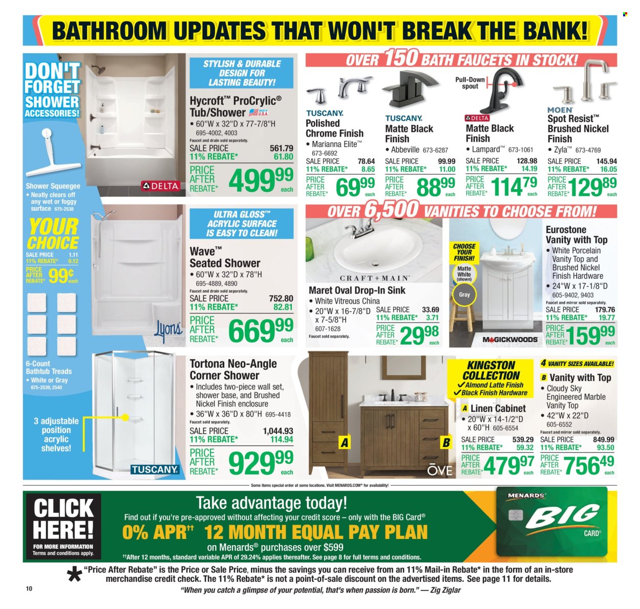 Menards ad - 05/08/2025 - 05/18/2025. Page 1