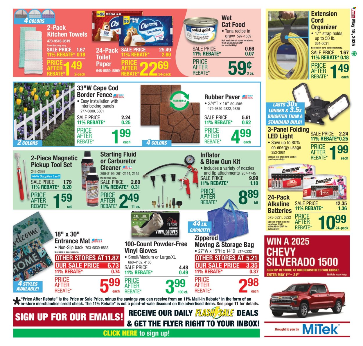 Menards ad - 05/08/2025 - 05/18/2025. Page 1