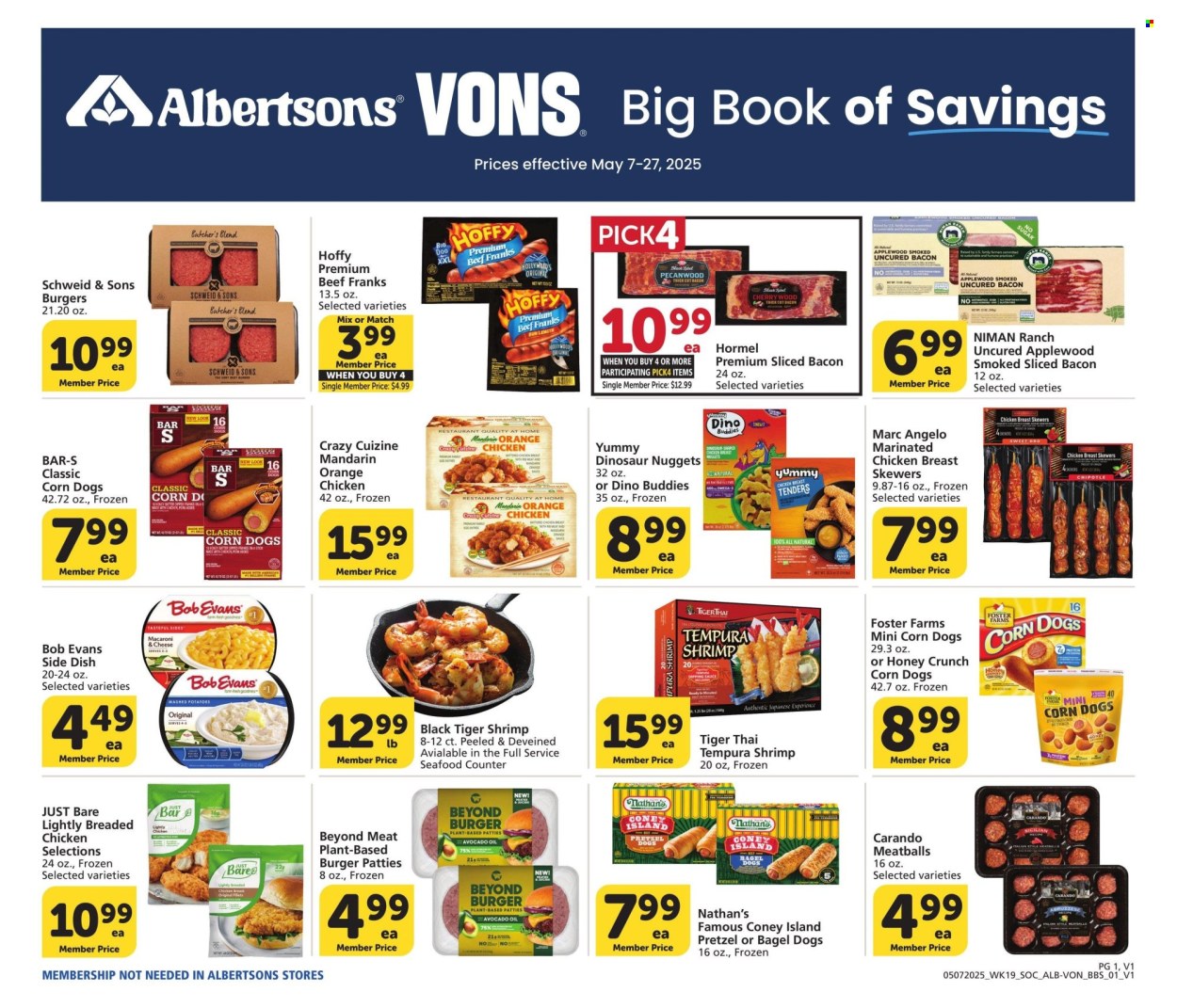 Albertsons ad - 05/07/2025 - 05/27/2025. Page 1
