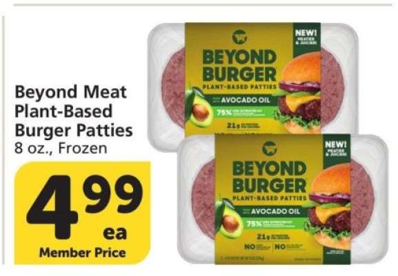 Beyond Meat Plant-Based Burger Patties - 8 oz., Frozen