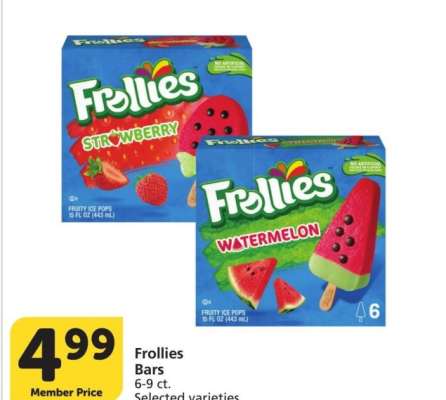 Frollies Bars - 6-9 ct. Selected varieties