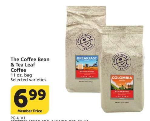 The Coffee Bean & Tea Leaf Coffee - 11 oz. bag Selected varieties