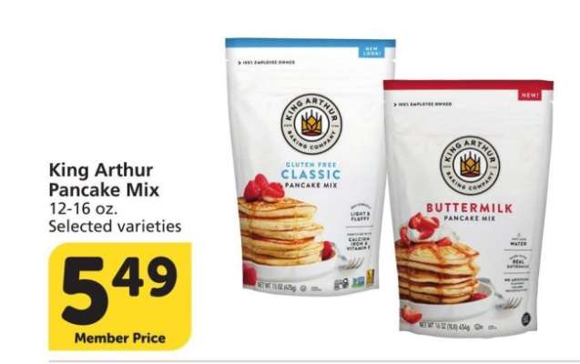 King Arthur Pancake Mix - 12-16 oz. Selected varieties