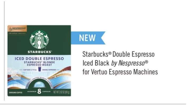 Starbucks® Double Espresso Iced Black by Nespresso® for Vertuo Espresso Machines