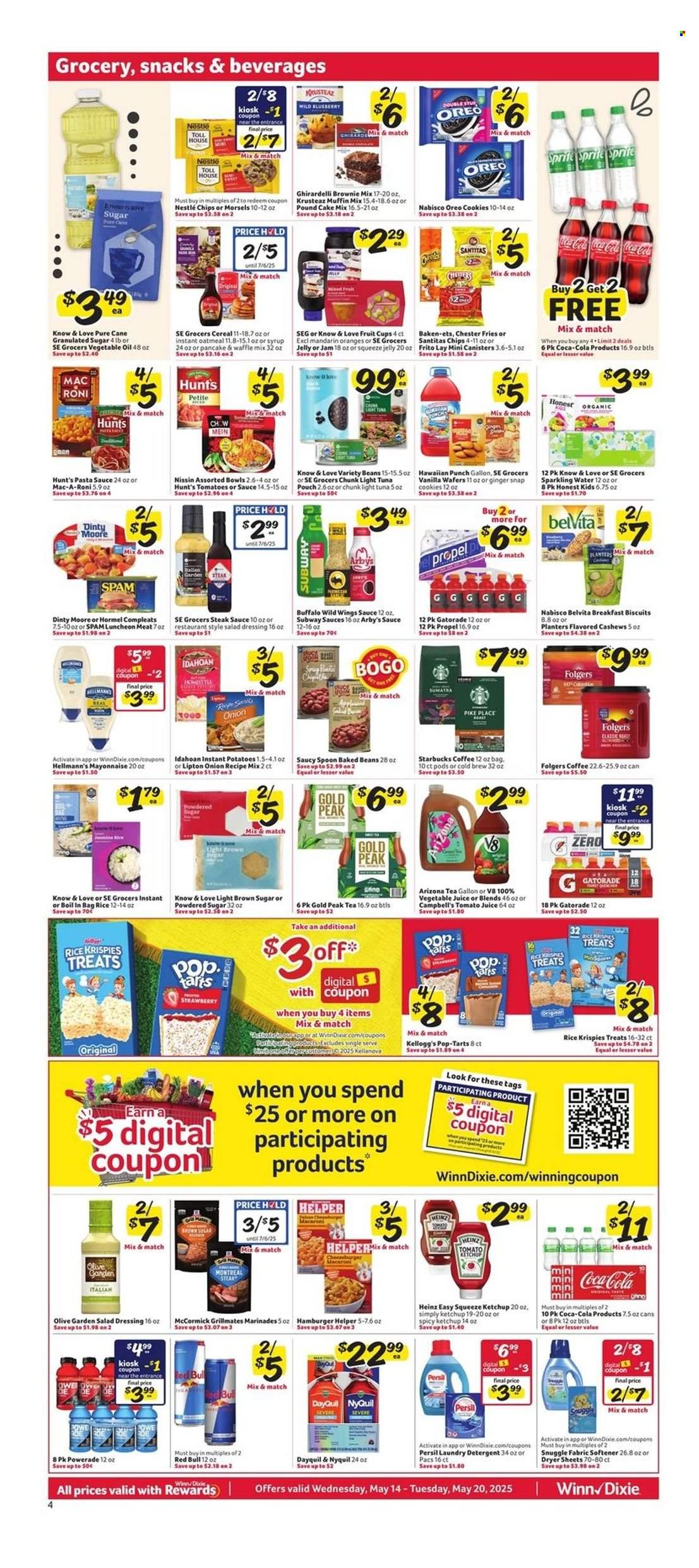 Winn Dixie ad - 05/14/2025 - 05/20/2025. Page 1