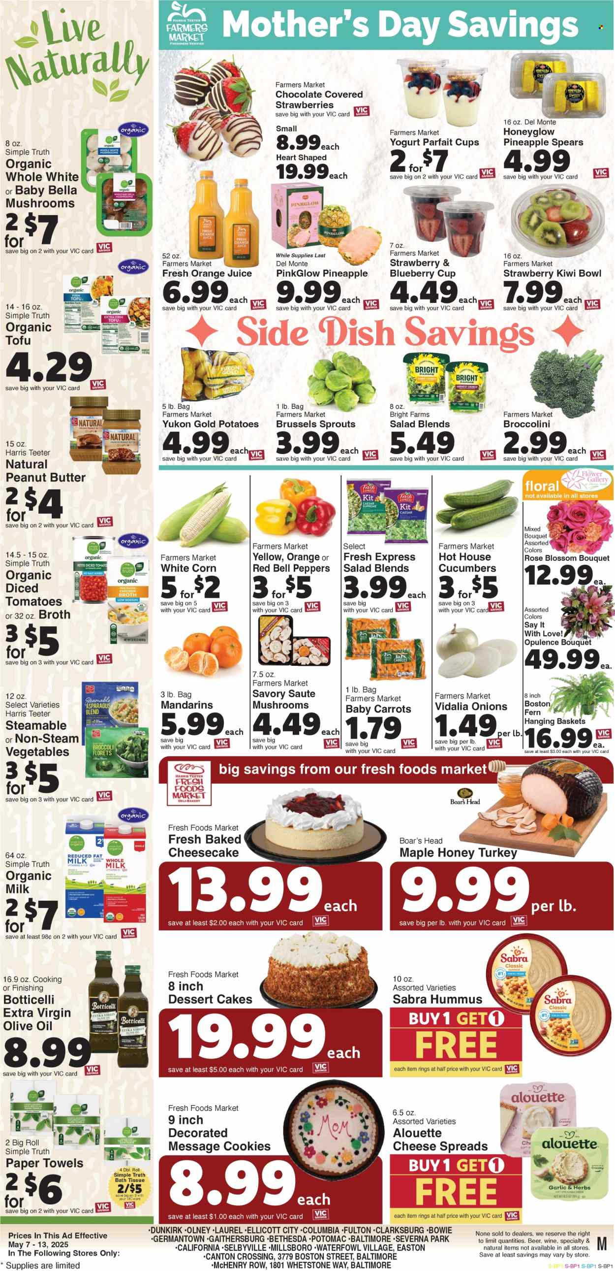 Harris Teeter ad - 05/07/2025 - 05/13/2025. Page 1