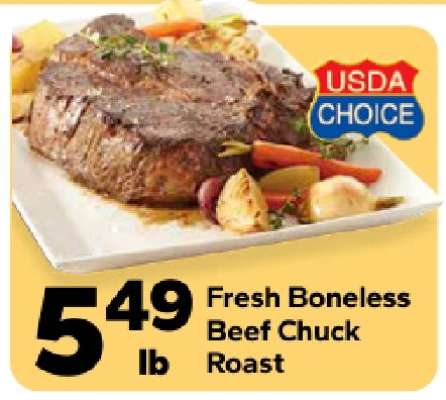 Fresh Boneless Beef Chuck Roast