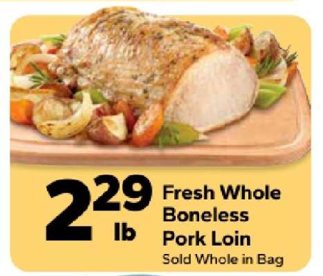 Fresh Whole Boneless Pork Loin