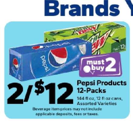 Pepsi Products 12-Packs