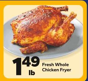 Fresh Whole Chicken Fryer