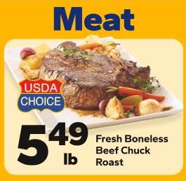 Fresh Boneless Beef Chuck Roast