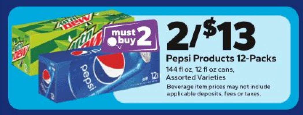 Pepsi Products 12-Packs