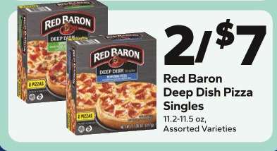 Red Baron Deep Dish Pizza Singles