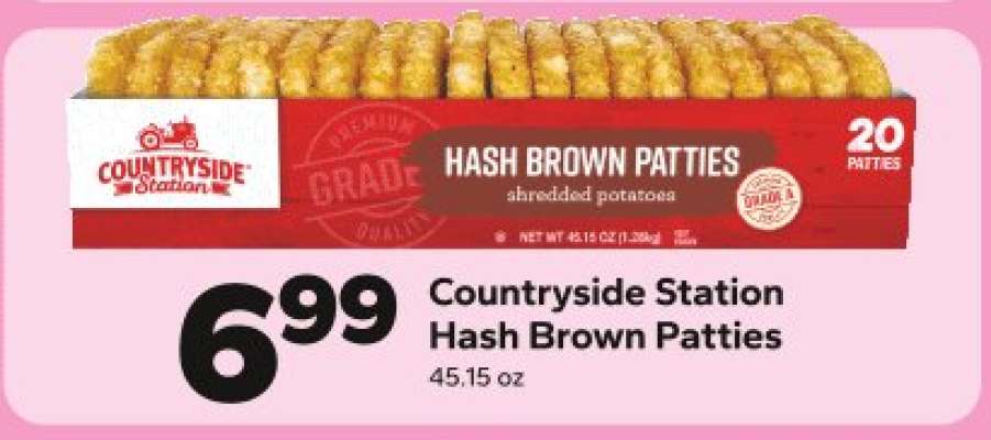 Countryside Station Hash Brown Patties