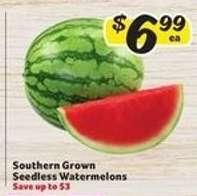 Southern Grown Seedless Watermelons