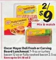 Oscar Mayer Deli Fresh or Carving Board Lunchmeat