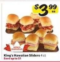 King's Hawaiian Sliders