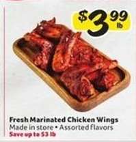 Fresh Marinated Chicken Wings
