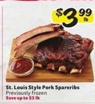 St. Louis Style Pork Spareribs