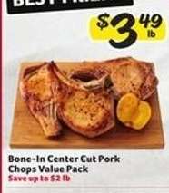 Bone-In Center Cut Pork Chops Value Pack