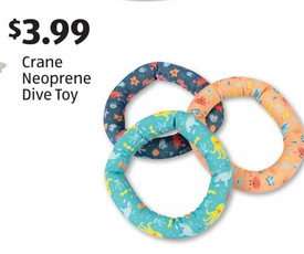 Crane Neoprene Dive Toy