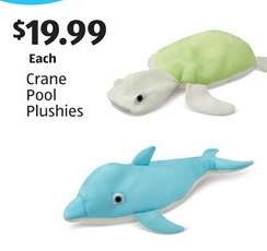 Crane Pool Plushies