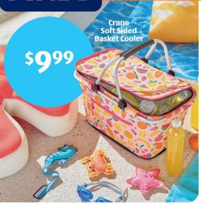 Crane Soft-Sided Basket Cooler